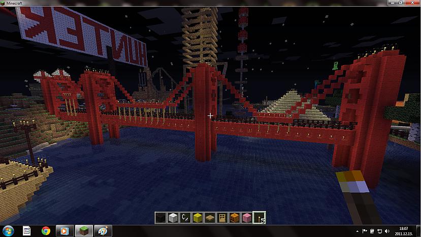 Golden Gate tilts mini Autors: ElvijsHunter007 2 dienu darbs Minecraft.