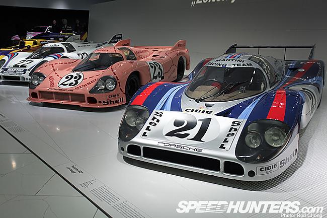 Porsche 917 modeļu variācijas Autors: WebagentOnAir Porsche muzejs Štutgartē