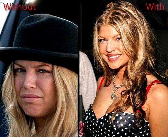 Fergie Fērdžija Autors: HateRam Slavenības ar un bez makeup...