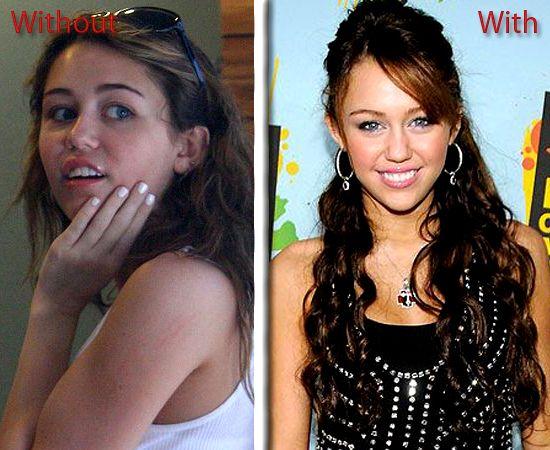 Miley Cyrus Mailija Sairusa Autors: HateRam Slavenības ar un bez makeup...