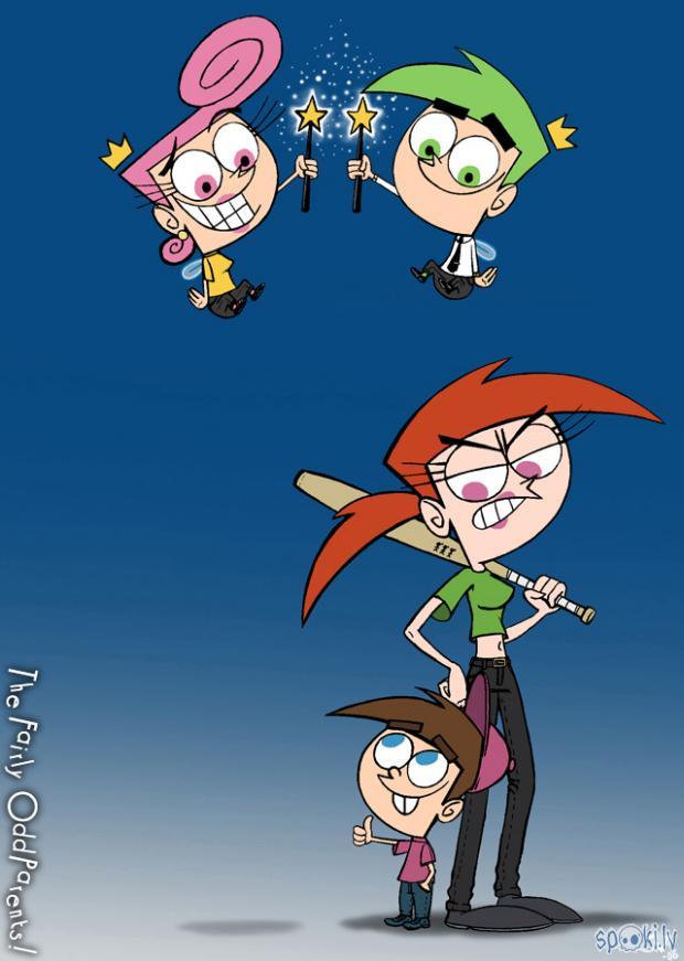 Ļaunā VikijaKrustvecāki un... Autors: Fosilija Savādā ģimenīte(fairly oddparents)