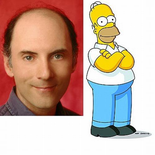 Dan Castellaneta as Homer... Autors: Darknet Cilvēki kuri ierunā populārus multeņu tēlus