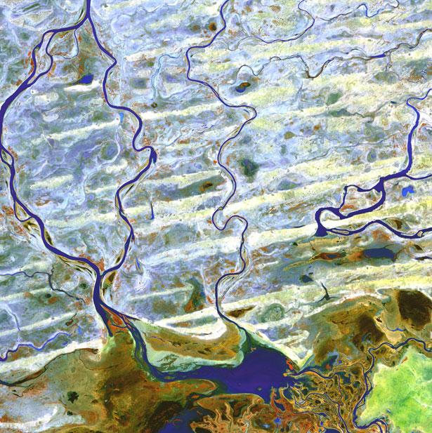 Niger River Massina Mali ... Autors: Samaara Zeme no satelīta.