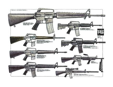 Dažādi Autors: exploited Padomju AK-47 pret Amērikāņu M-16.