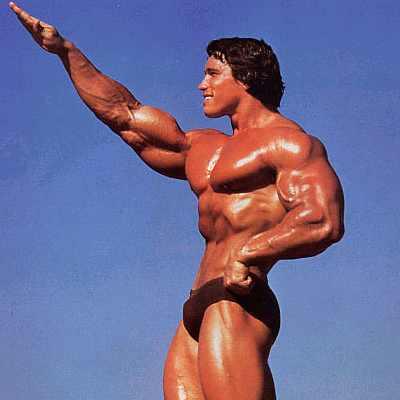 Arnold Schwarzenegger Autors: Le Bagman Bodybuildisti (tiešām laba fiziskā forma)