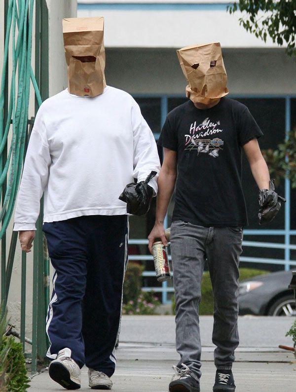 Shia Labeouf Wears A Bag Over... Autors: artyrs Smieklīgākā slavenības bilde 2009