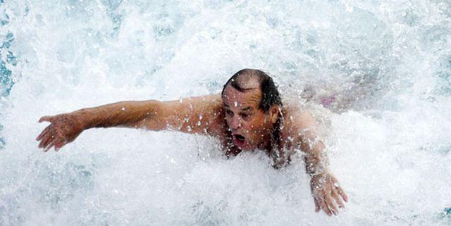 Jack Nicholson Body Surfing Autors: artyrs Smieklīgākā slavenības bilde 2009