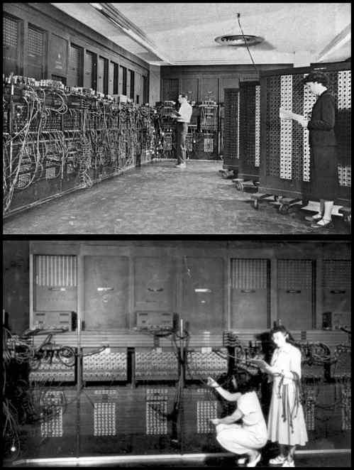 ENIAC 1946          1946 gadā... Autors: janka11 Vecie datoru giganti