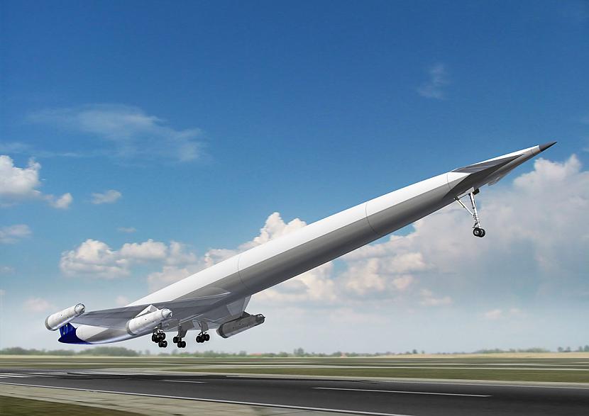 Airbus A2 paceļoties koncepts Autors: Fosilija Airbus A2 - Concorde mazmeita.