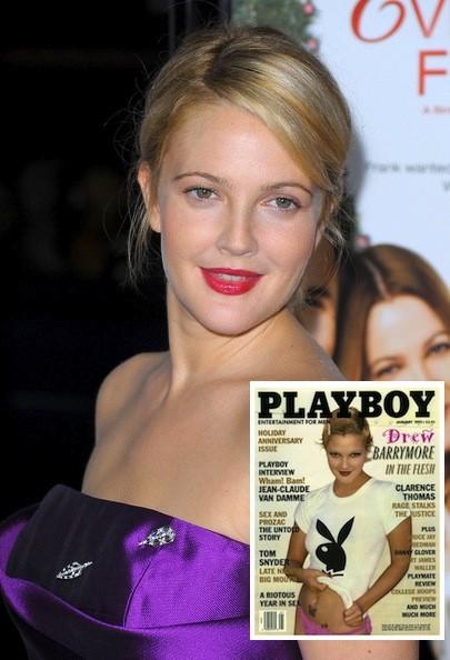 Drew Barrymore dzimusi... Autors: princeSS Nedaudz celeb'meitenes,kuras pozējušas PlayBoy.