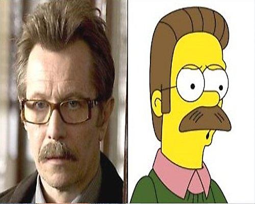 Gary Oldman Flanders Autors: janka11 Cilvēki kuri līdzinās mulfilmu tēliem