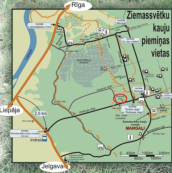 karte Autors: Fosilija Ziemassvētku kaujas jeb Jelgavas operācija