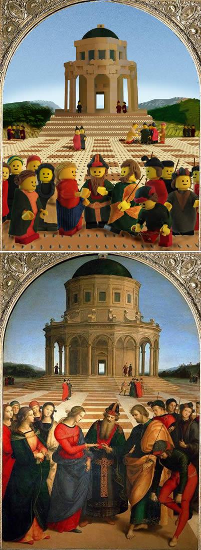 Raphaels Marriage of the... Autors: AldisTheGreat 10 Slavenas gleznas atjaunotas par LEGO.