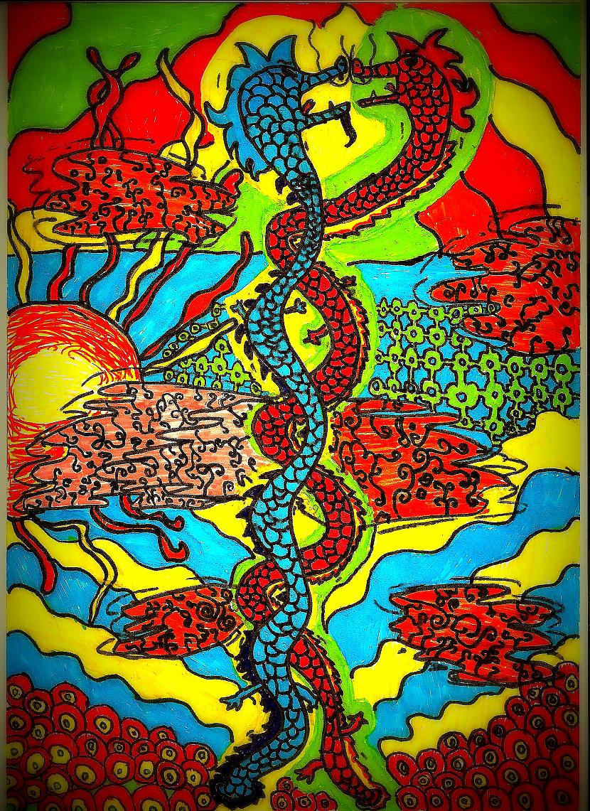  Autors: Fosilija psychedelic art
