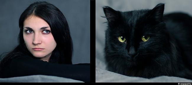 Ļena un viņas kaķis Tjomka... Autors: Zilais Kamielis Kaķis Vai Suns?!