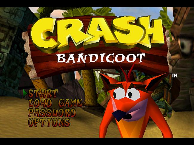 Speles sākums un galvenā... Autors: Kobis Spēlējot nostaļģiju :) [Crash Bandicoot]