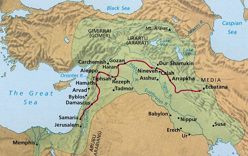 AsīrijaAuglīgā teritorija... Autors: Kinkažu Asīrieši – seno laiku viskareivīgākā tauta