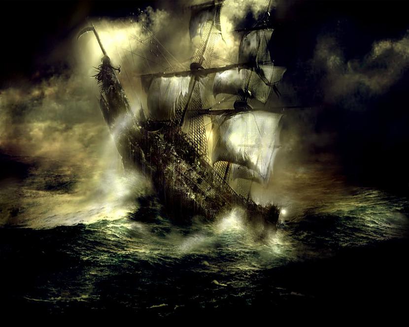 Kopš 17 gadsimta pa jūrām... Autors: Fosilija Vai karalis redzēja spoku kuģi?
