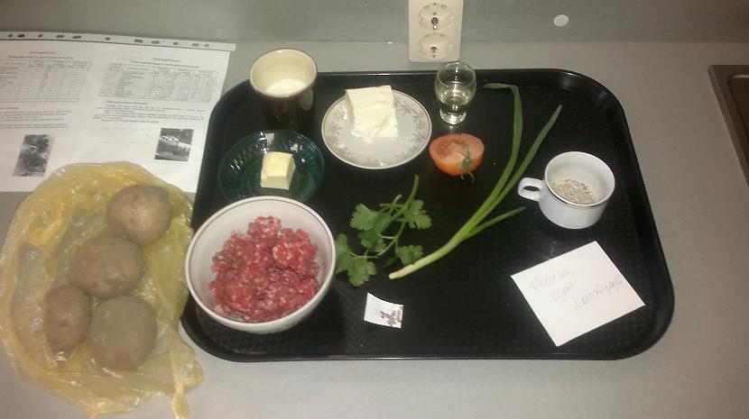 Lai pagatavotu šo brīnumu būs... Autors: KaaMiS13 KĀ SKOLĀ TAISA ĒST? [3] jeb Veidnē cepti kartupeļi ar m