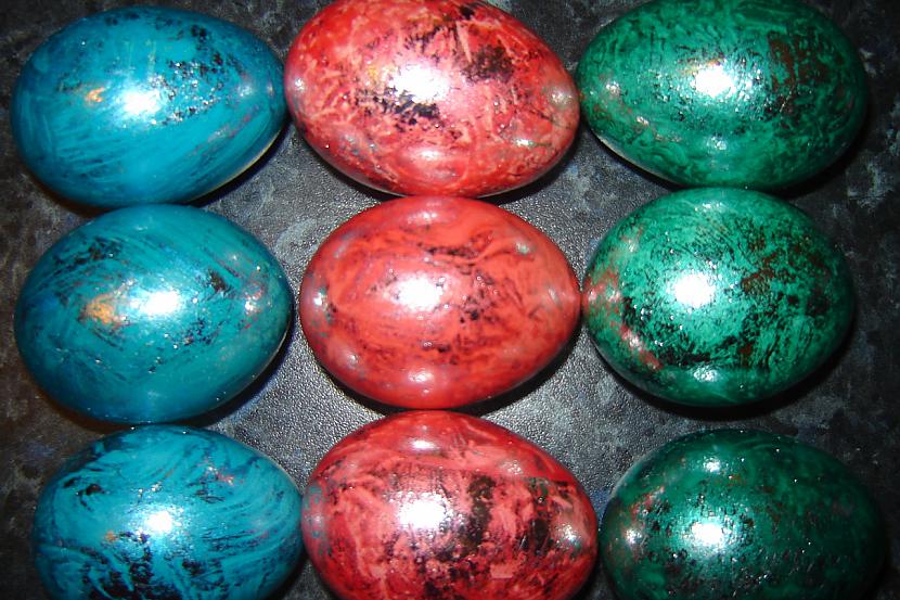  Teju melnas olas sanāk... Autors: Fosilija Kā krāsot olas!?
