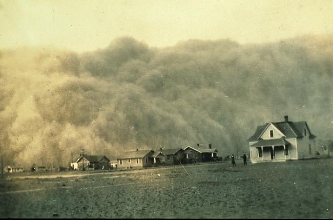Smilšu vētru lielumi bija... Autors: SilverStar Smilšu vētras Amerikā 30 gados.