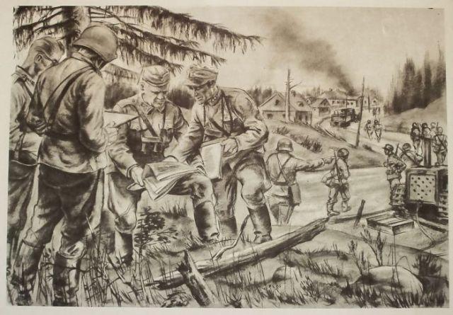  Autors: Freeway 2 pasaules karš ar zīmuli uz lapas