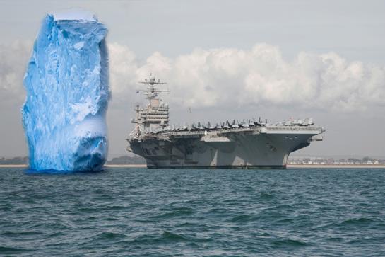 Aisbergs  Lidmascaronīnu... Autors: vistiņš 12 Vēsturiski ieroči, kuri neizdevās... 1. DAĻA