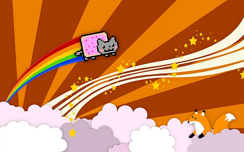 nyan cat wallpaper Autors: Katunev nyan cat un tac nyan