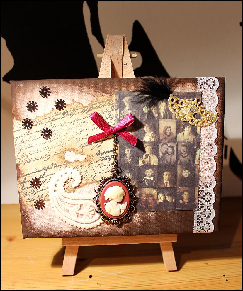 quotVintagequot Autors: BlackRose69 Mini canvas