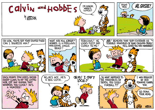  Autors: Sortmegusta Calvin and hobbs !