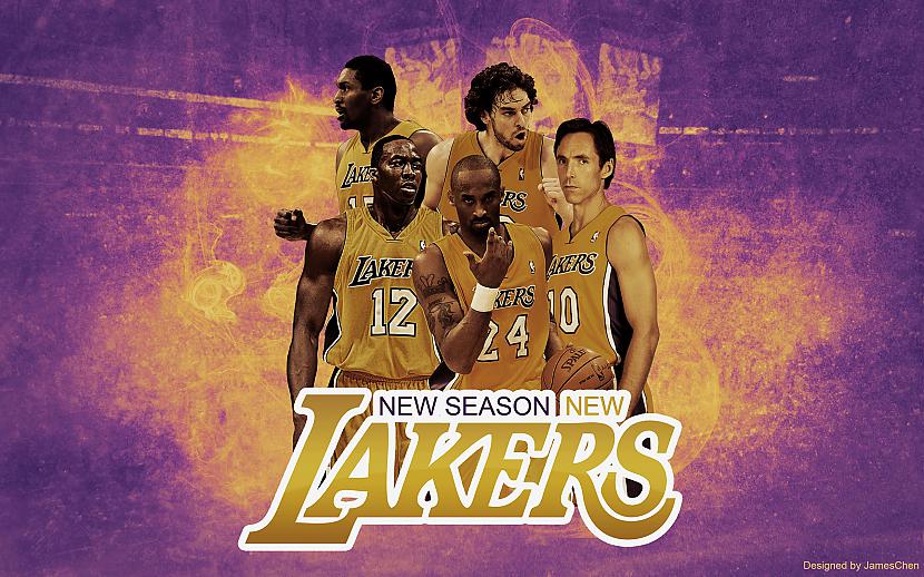 jaunā LA Lakers komanda Autors: 22danis Basketball Wallpapers