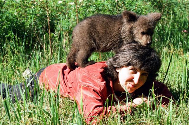  Autors: Colonel Meow Latviete mājās izaudzē lāci.