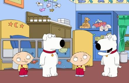 Braienam un Stīvijam ir... Autors: BuzzZubbPukey Fakti par Family guy (mana trakā ģimene)