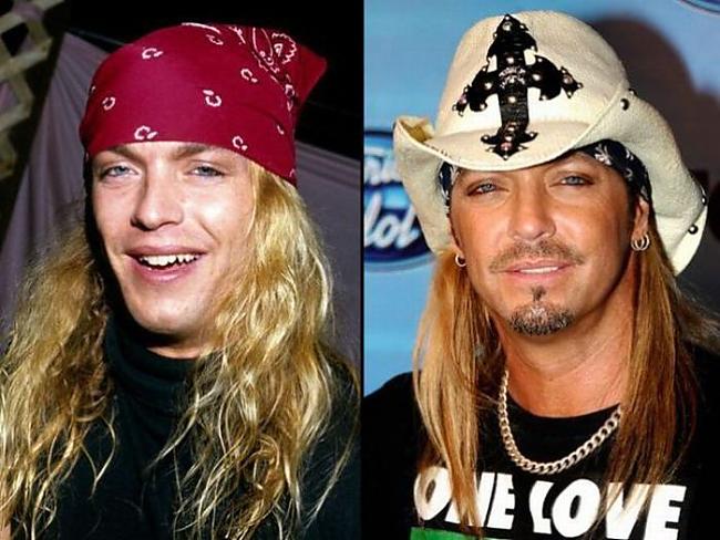 Bret Michaels Poison Autors: iFamous Roka zvaigznes Tad & Tagad.