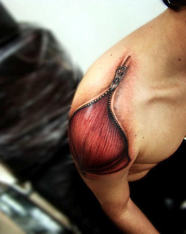  Autors: exkluzīvais Creepily realistic tattoos