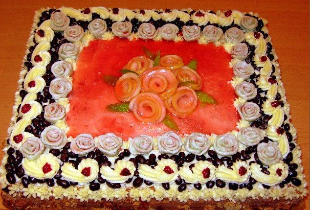 Torte ar ābolu zefīra rozītēm Autors: rasab Rozītes, rozītes