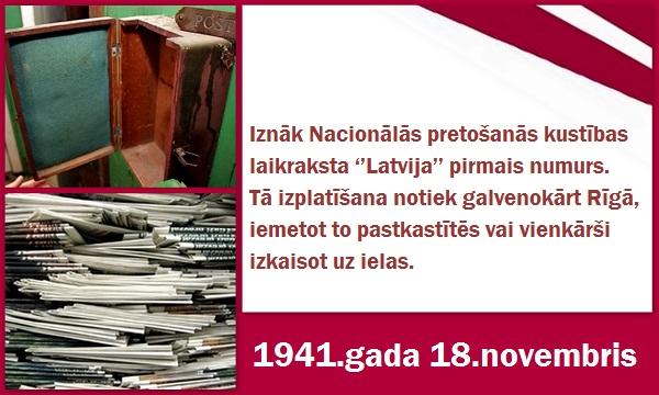  Autors: GargantijA Latvijas vēstures lappuses... Novembris.