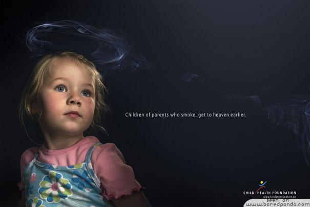 Smēķētāju bērni ātrāk nokļūst... Autors: Fosilija Labākās pretsmēķēšanas reklāmas