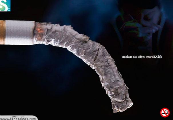 Smēķēscaronana var ietekmēt... Autors: Fosilija Labākās pretsmēķēšanas reklāmas