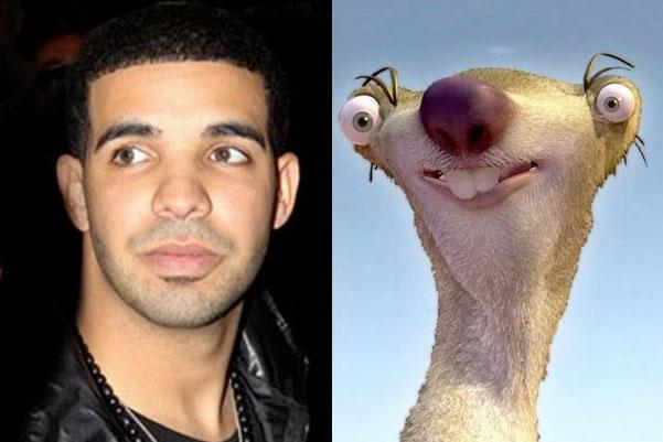 Drake un SidIce Age Autors: druvalds Multfilmu tēli kas līdzīgi mūziķiem