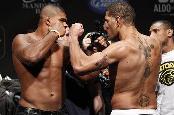 Svērscaronanās pirms cīņas Autors: druvalds Alistair Overeem vs Antonio Silva