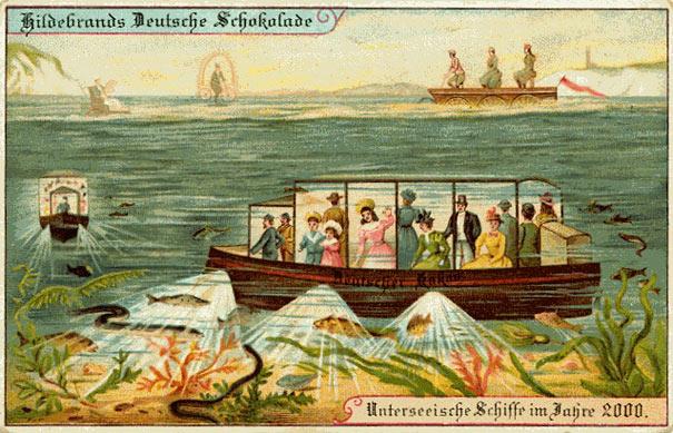 Zemūdens tūristu laivas Ļoti... Autors: Fosilija Tā mūsdienas redzēja 1900.gadā
