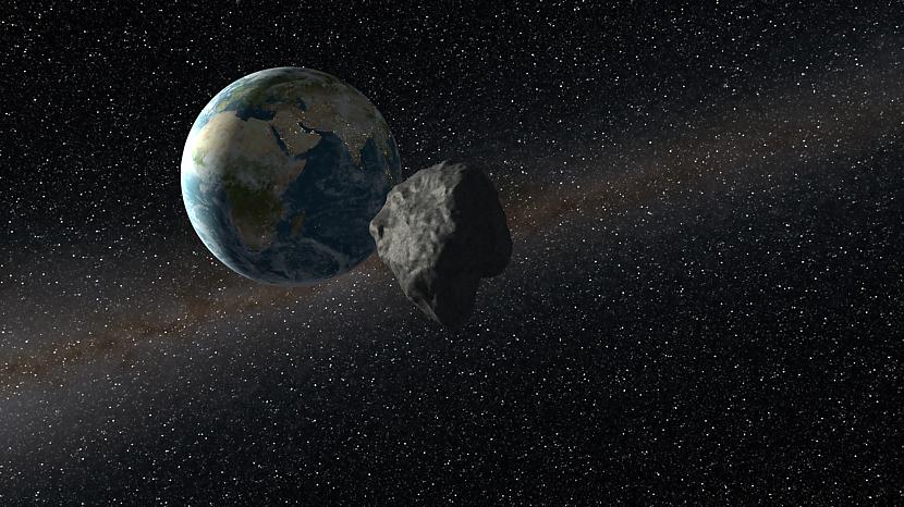 Asteroīds ir aptuveni 45 metru... Autors: Ben4iks 2012 DA14 asteroīds