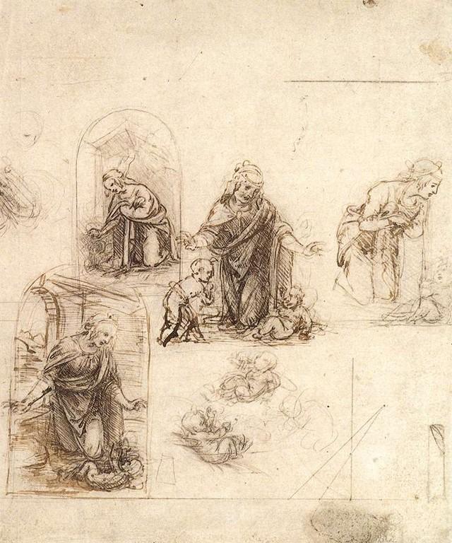  Autors: Werkis2 Leonardo Da Vinči - gleznas un zīmējumi