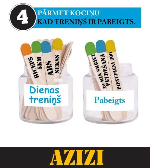 Kad treniņscaron ir galā... Autors: Azizi Uztaisi savu motivācijas treniņu burciņu