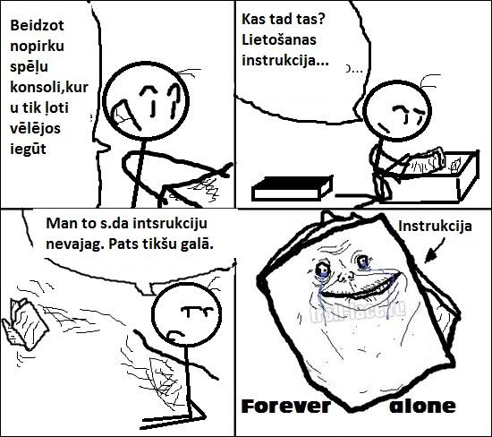  Autors: niknaisgailis Forever alone komiksi 2