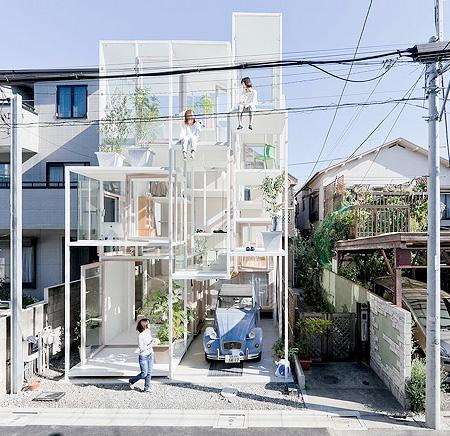  Autors: Busis Tokijas caurspīdīgā māja.
