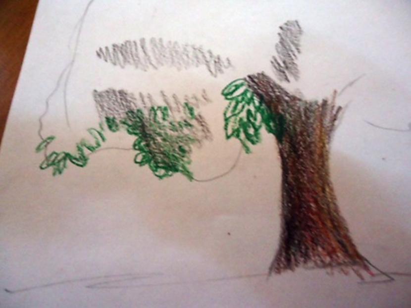 Tā nu tas top Ēnas var... Autors: almazza Kā izkrāsot koku (bildes, apraksts)