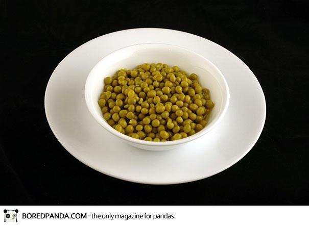 Zaļio zirnīscaronu konservi... Autors: apalepeks Kā dažādos ēdienos izskatās 200 kalorijas?