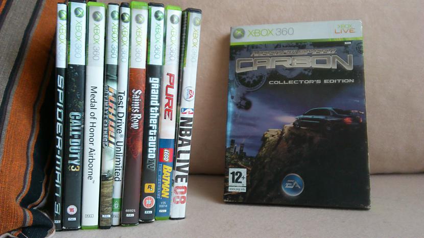 Visas manas orģinālas Xbox 360... Autors: proarturs Mana episkā videospēļu kolekcija !!!